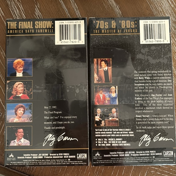 Johnny Carson Collection VHS - Picture 6 of 7